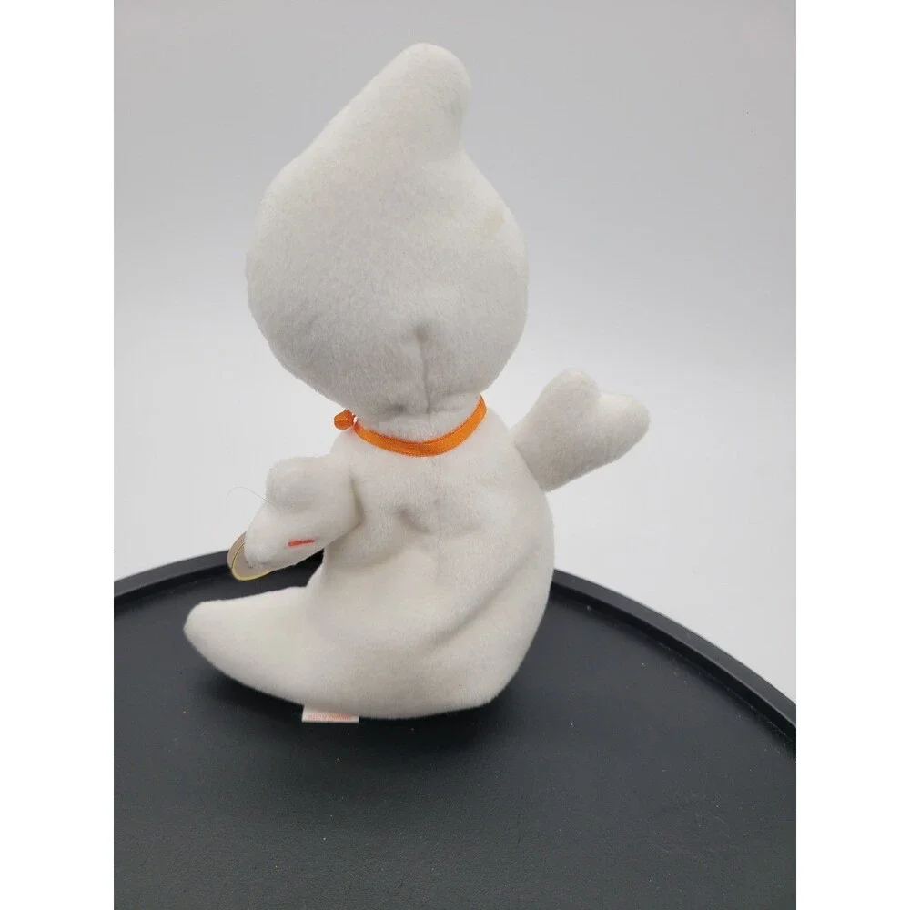 Vintage Ty Beanie Babies SPOOKY Ghost Stuffed Animal, 1995. Retired w/ Tags.